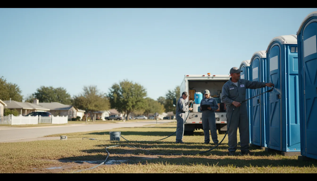 Long-Term Portable Toilet Rental in Ashville, OH near me